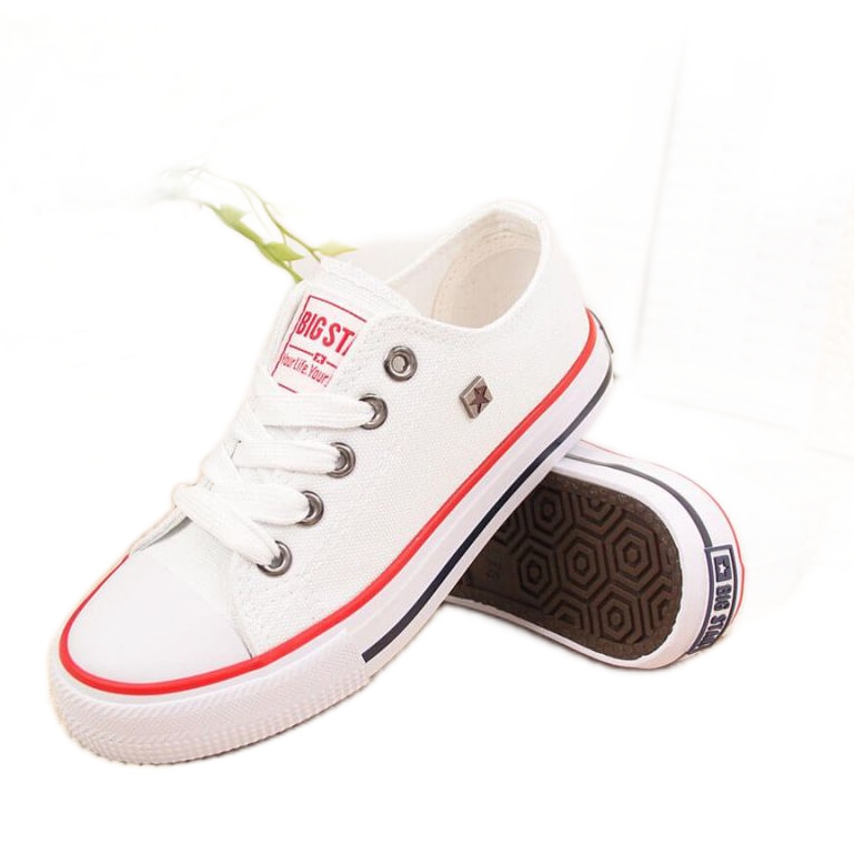 Baskets Big Star Jr FF374200 blanc blanche