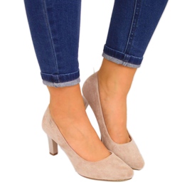 Escarpins sur le poteau Sergio Leone W SK39X beige