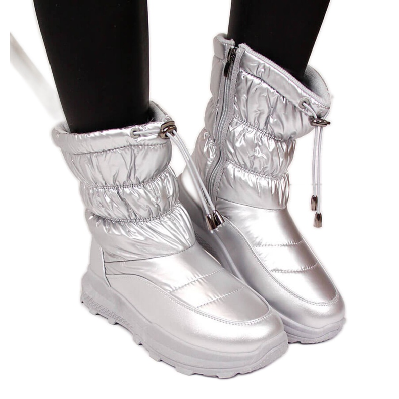 Bottes de neige métallisées News W EVE310C argent Bottes de neige métallisées News W EVE310C argent