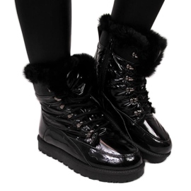 Bottes de neige isolées Potocki W WOL27A noir le noir