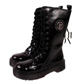 Bottes en cuir haute isolation Filippo W PAW298 noir