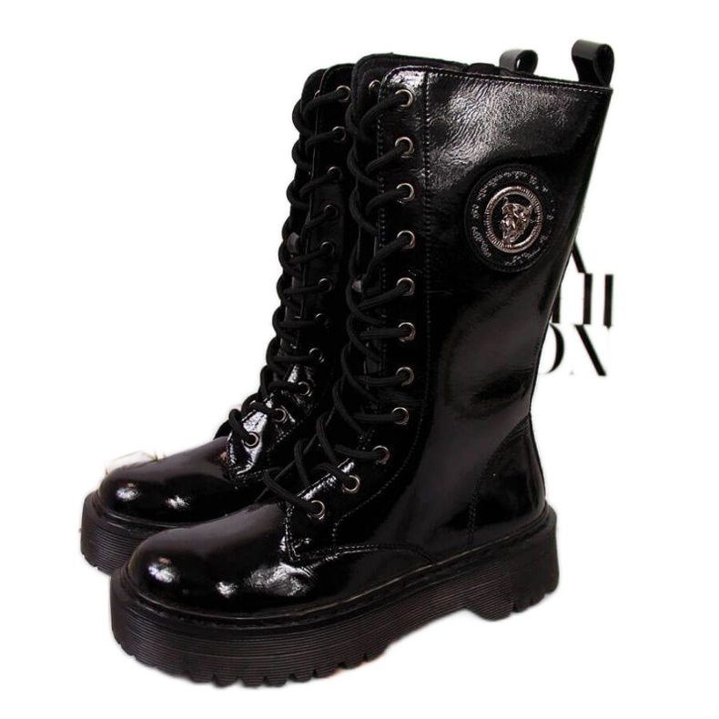 Bottes en cuir haute isolation Filippo W PAW298 noir le noir