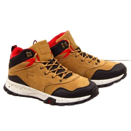 Chaussures de randonnée en cuir Filippo M PAW294B camel brun