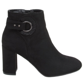 Talons hauts noirs Polla le noir