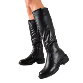TRENDI Bottes décontractées avec une fermeture éclair le noir TRENDI Bottes décontractées avec une fermeture éclair le noir