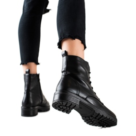 W. Potocki Bottines à lacets avec isolation Potocki le noir
