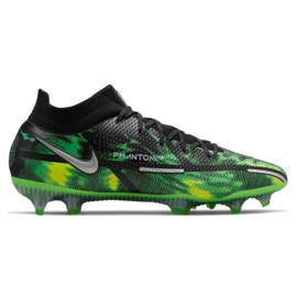 Nike Phantom GT2 Elite Df Sw Fg M DM0731-003 chaussures de football multicolore vert