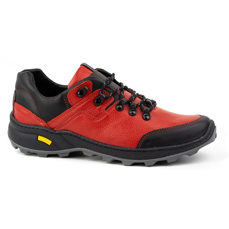 Olivier Chaussures trekking homme 515 rouge
