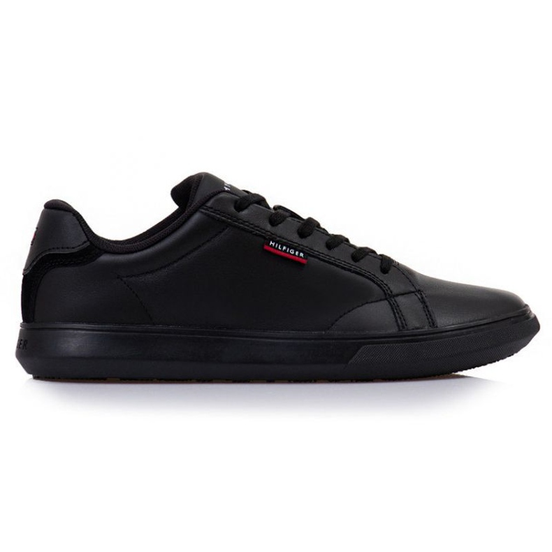 Chaussures Tommy Hilfiger Essentials Cuir Cupsole M FM0FM03750 Bds le noir Chaussures Tommy Hilfiger Essentials Cuir Cupsole M FM0FM03750 Bds le noir
