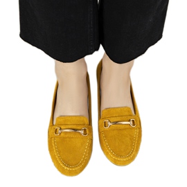 Mocassins femme Dominique moutarde jaune