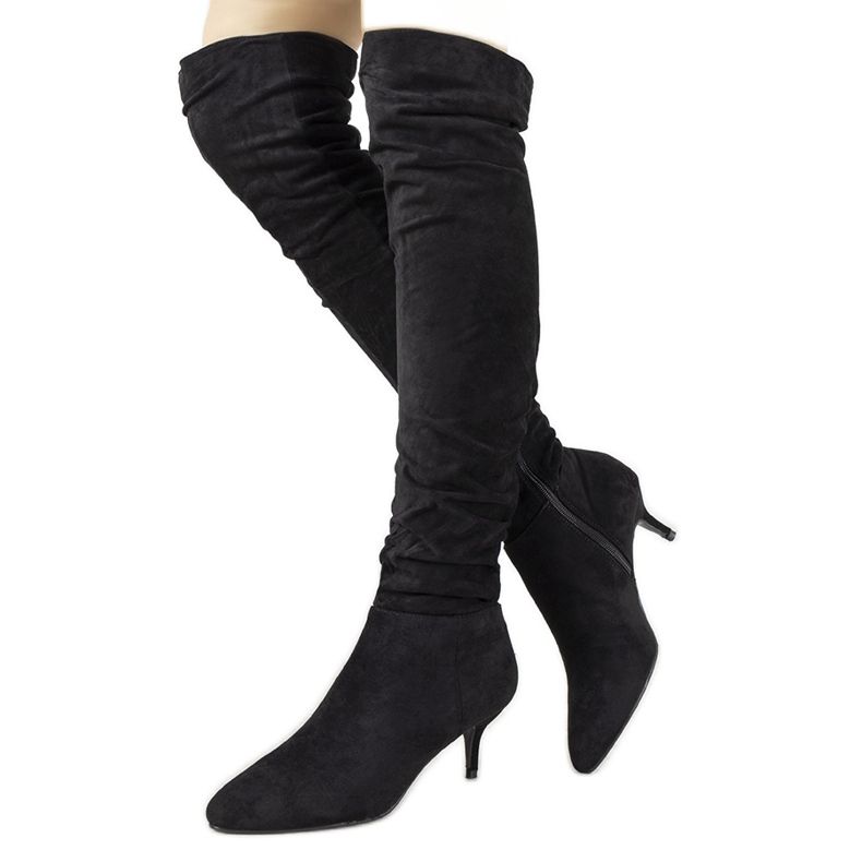 Cuissardes noires Delia le noir Cuissardes noires Delia le noir