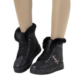 Baskets d'hiver noires Bernal le noir