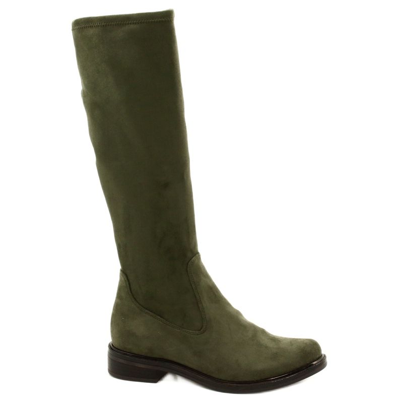 Boots femme Caprice 25512-27 737 olive stretch vert Boots femme Caprice 25512-27 737 olive stretch vert