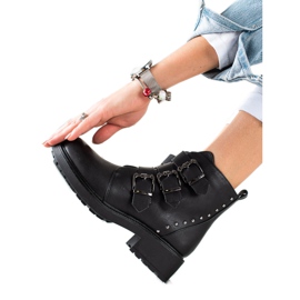 Anesia Paris Ouvriers avec des boucles noir