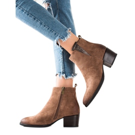 W. Potocki Bottines Potocki Marron Décontractées brun