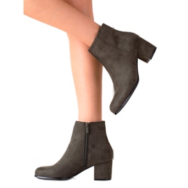 Lovery Bottes vertes en daim