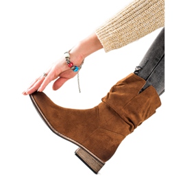 Evento Bottes de cowboy en daim brun