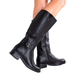Clowse Bottes noires décontractées le noir
