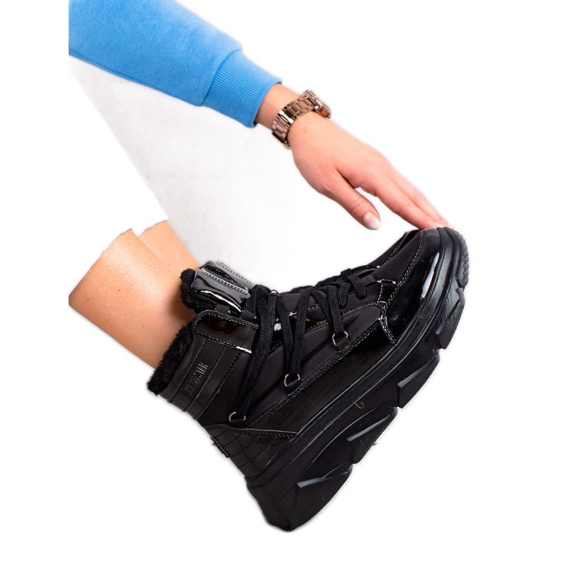 Bottes de neige pour femmes Big Star II274311 le noir