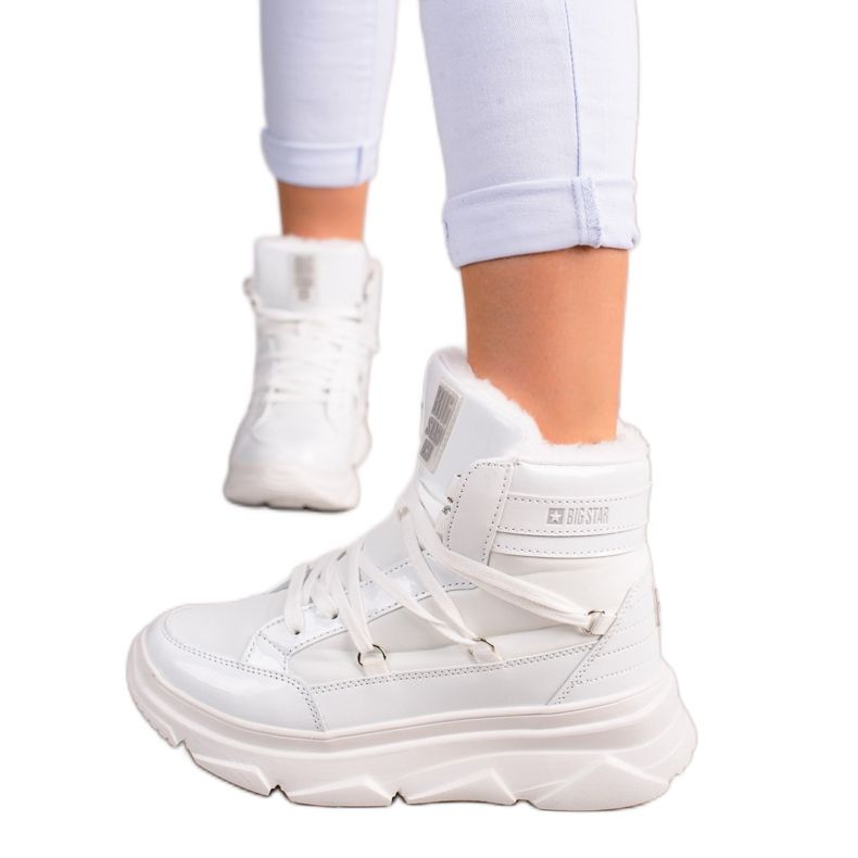 Bottes de neige pour femmes Big Star II274463 blanche