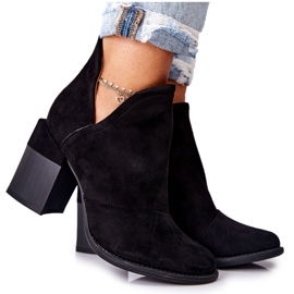 PM1 Bottines à Talons Femme Noir Meliori le noir