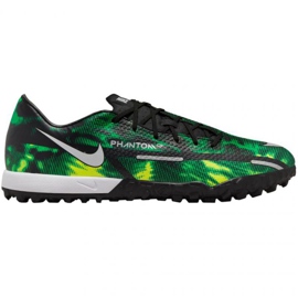 Nike Phantom GT2 Academy Tf Sw M DM0725 003 chaussures de football multicolore vert