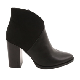 Bottes sur le poteau Noir Filippo DBT1575 / 21 BK