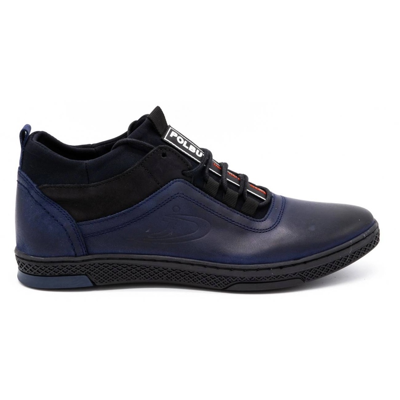 Polbut Chaussures hiver homme K27F bleu marine foncé Polbut Chaussures hiver homme K27F bleu marine foncé