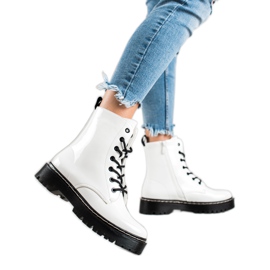 Vinceza Trappeurs élégants et chaleureux blanc