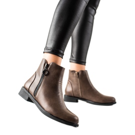 TRENDI Bottes marron à la mode brun