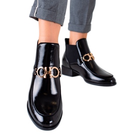 W. Potocki Bottes Potocki noir doré