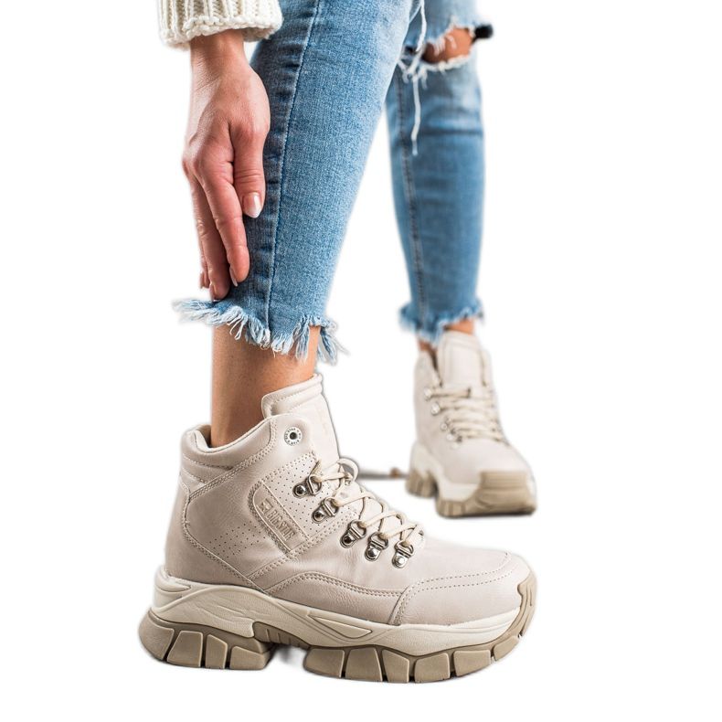 Bottes pour femmes Big Star II274331 beige