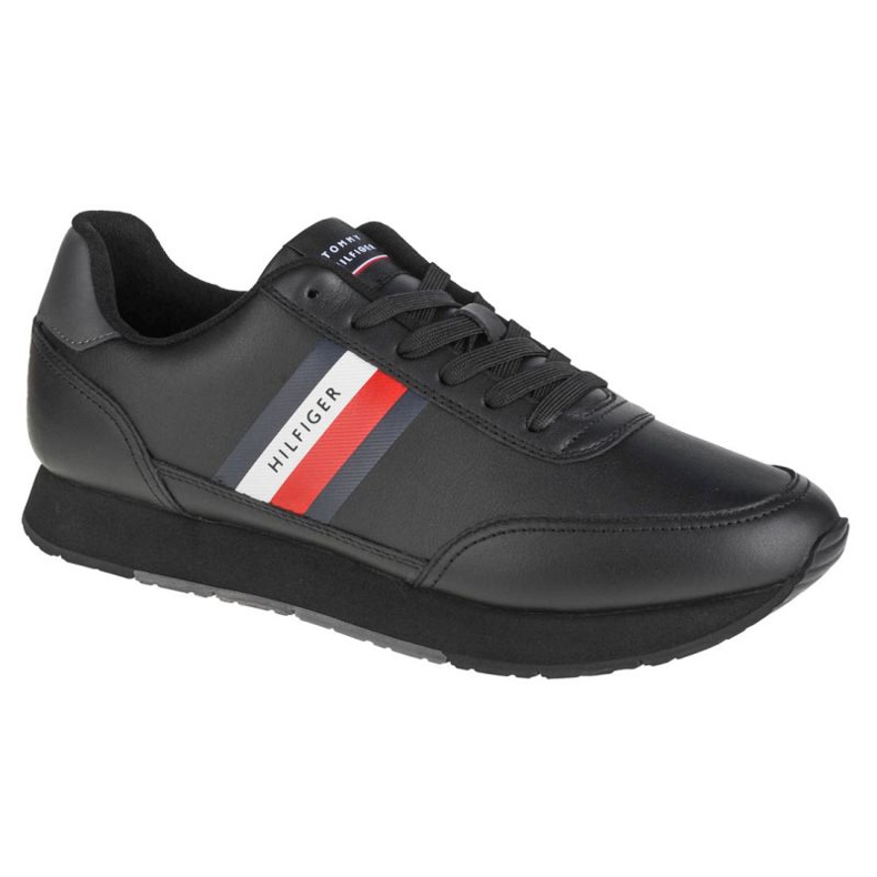Chaussures Tommy Hilfiger Essential Runner Winter Leather M FM0FM03814-BDS  le noir Chaussures Tommy Hilfiger Essential Runner Winter Leather M FM0FM03814-BDS  le noir