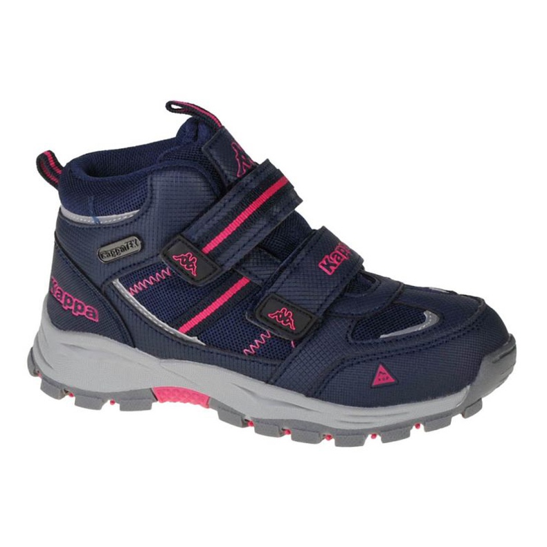 Bottes Kappa Hovet Tex K Jr 260726K-6722 blanche bleu marin