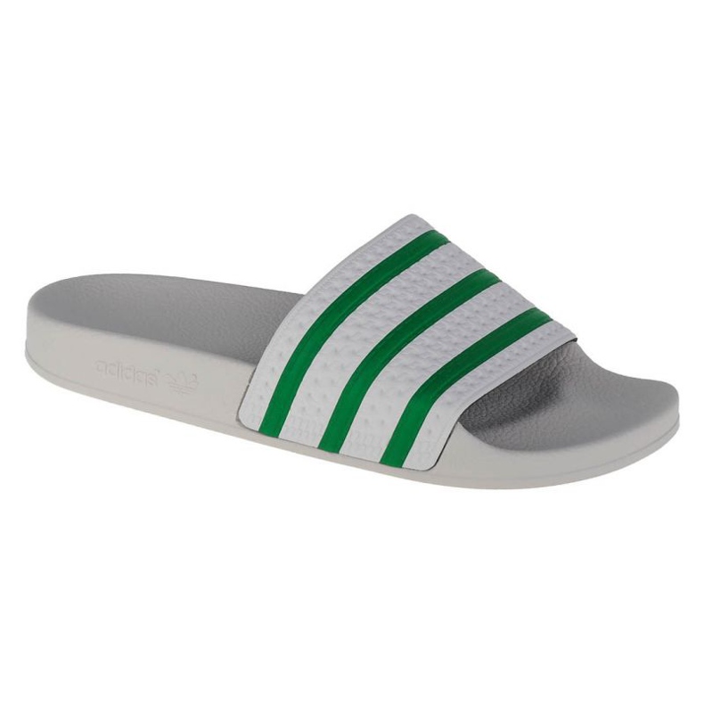Adidas Originals Adilette M EG4946 blanche vert Adidas Originals Adilette M EG4946 blanche vert