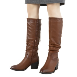 Bottes marron sur le poste Landry brun Bottes marron sur le poste Landry brun