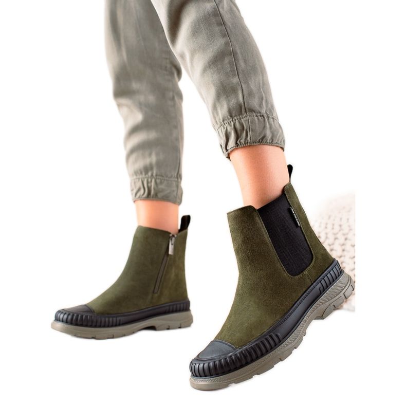 Bottes pour femmes Big Star II274355 vert