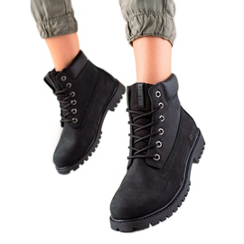 Bottes de randonnée pour femmes Big Star II274446 le noir Bottes de randonnée pour femmes Big Star II274446 le noir