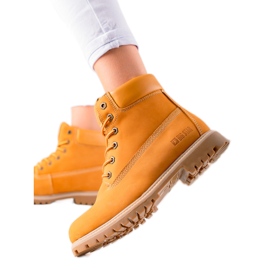 Bottes de randonnée pour femmes Big Star II274447 brun jaune