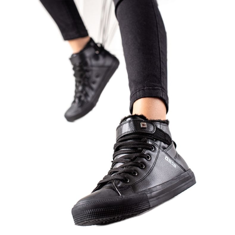 Baskets pour femmes Big Star V274542 le noir