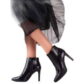 Bottes à talons hauts Sergio Leone noir