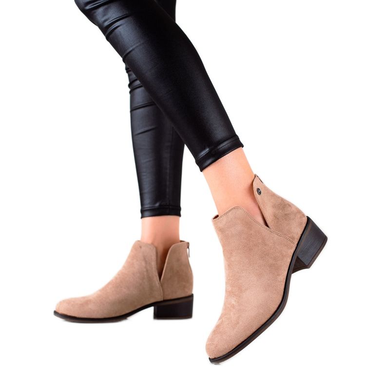 Evento Bottines classiques avec une coupe beige