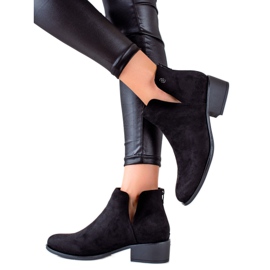 Evento Bottines classiques avec une coupe le noir