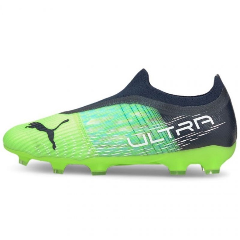 Chaussures de foot Puma Ultra 3.3 Fg Ag Jr 106529 03 multicolore vert