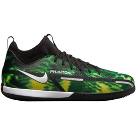 Nike Phantom GT2 Academy Df Ic Sw Jr DM0740 003 chaussures de football vert vert