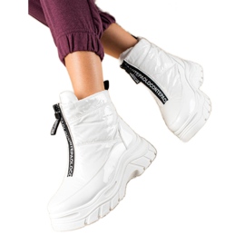 Bottes de neige sur la plateforme VINCEZA blanc