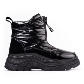 Bottes de neige sur la plateforme VINCEZA le noir