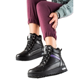 TRENDI Bottes de neige Avec Glitter Supermo le noir TRENDI Bottes de neige Avec Glitter Supermo le noir