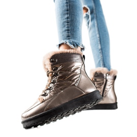W. Potocki Bottes de neige chaudes Potocki brun