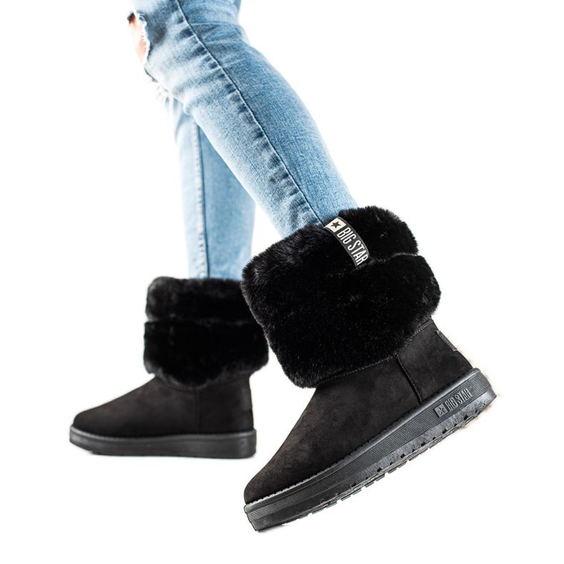Bottes de neige pour femmes Big Star II274123 le noir